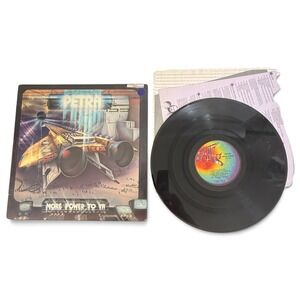 Petra More Power To Ya Vinyl LP Black 1982 Christian Rock Star Song Tested